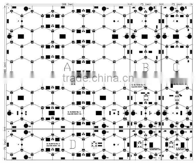 Back light led module for advertising light box
