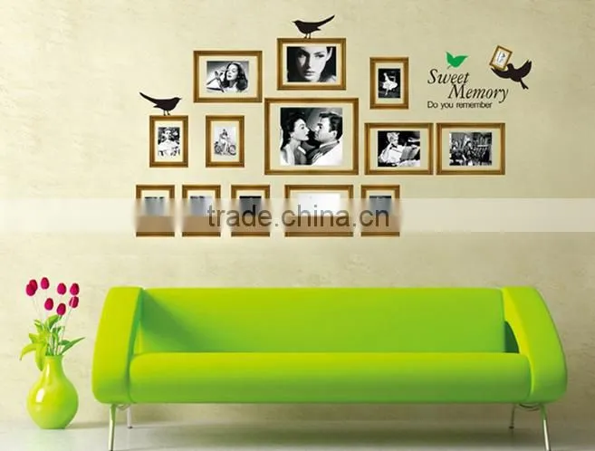 Self-adhesive 2016 Best selling Frame Photo room wall stickers