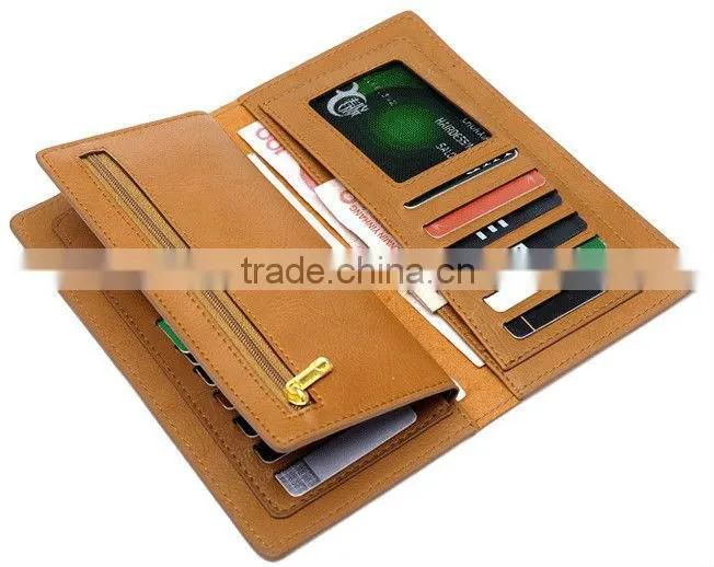 business card wallet,fashion men leather wallet,PU wallet with logo custom