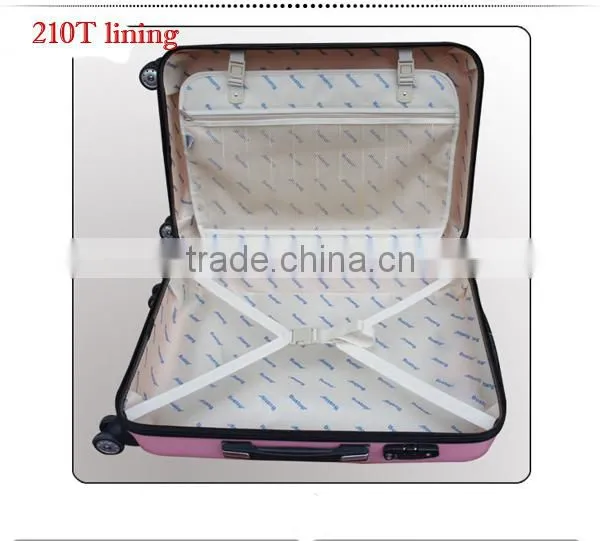 four wheels lightweight abs trolley travel lugggage bag/travel luggage