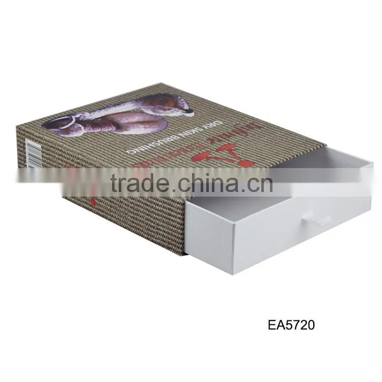 Factory directly wholesale paper box with window, hot sale black paper box