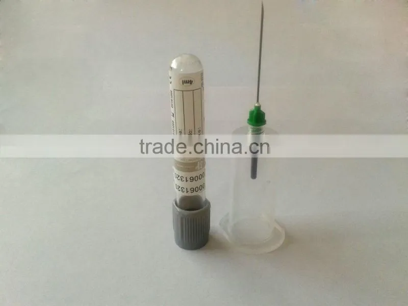 Blood glucose test tubes