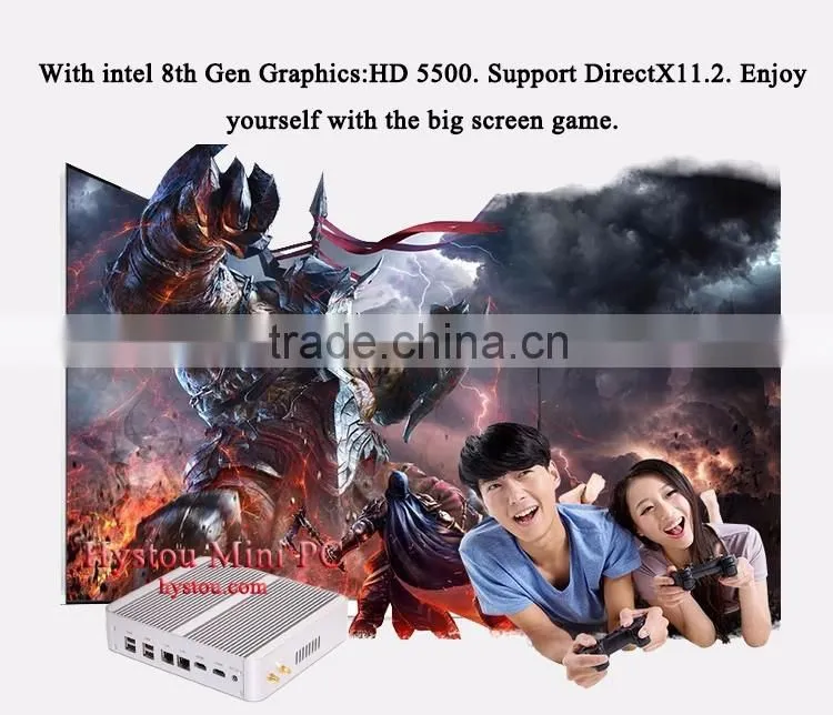 Smart i5 gaming computers Intel Celeron i5 4258U 2.4GHZ turo2.9G 12V windows WiFi HDMI VGA HD 4K resolution USB