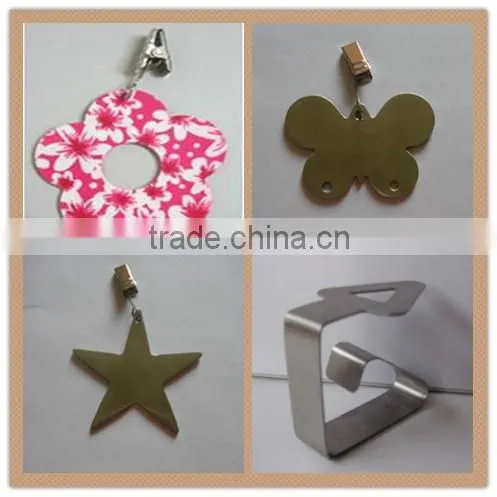 hot sale colourful stainless steel tablecloth clip