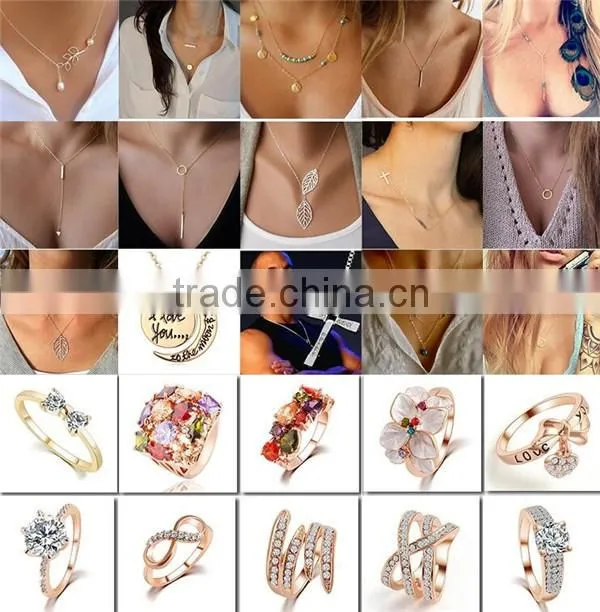 Classic hot sale three-layer gold plated pearl bead necklace