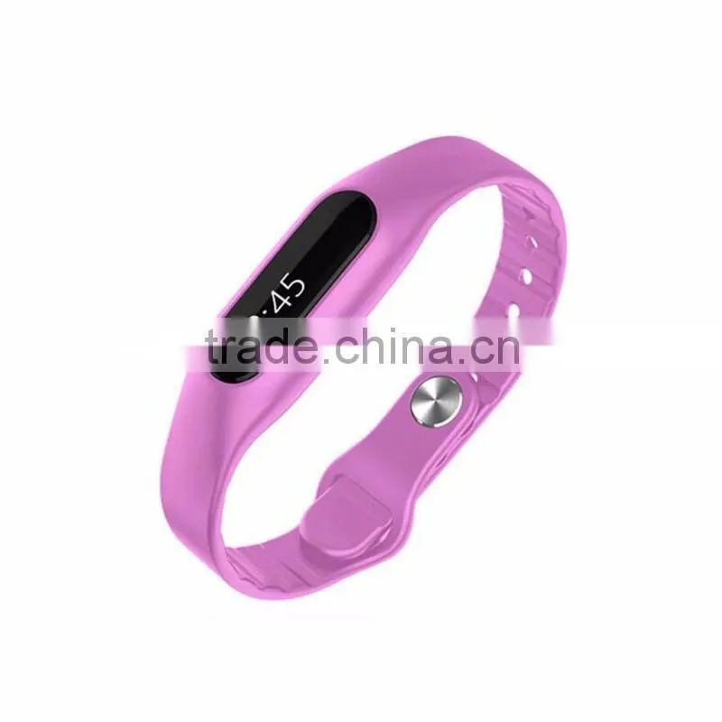 Aireego 2016 Fitness Activity Tracker Colorful in mold print silicon wristband smart band