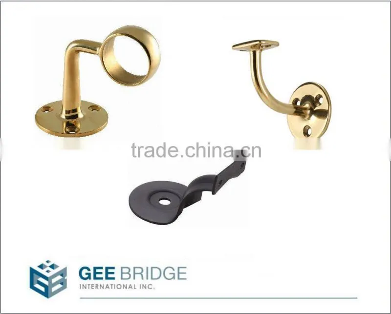 0205212 Zinc Die Cast Wall Mounted Connector Handrail Support Holder Bracket