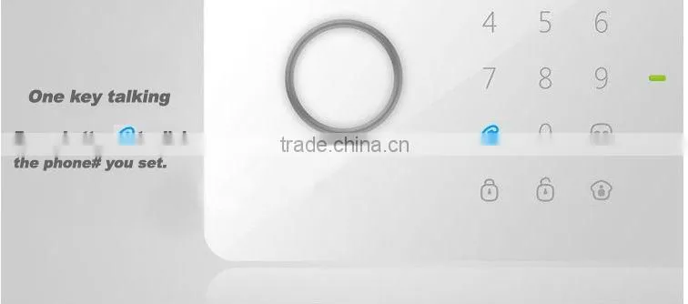 App RFID Tag 433MHz Wireless Alarm Systems Gsm