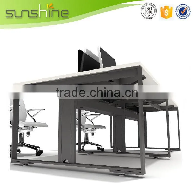 China Supply Office Workstation Modular Used Creative Wood Material MDF Office Furniture
