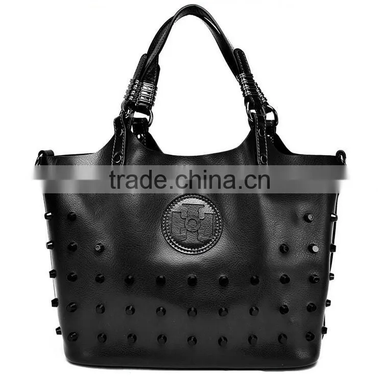 Women fashion handle silicon lady handbag