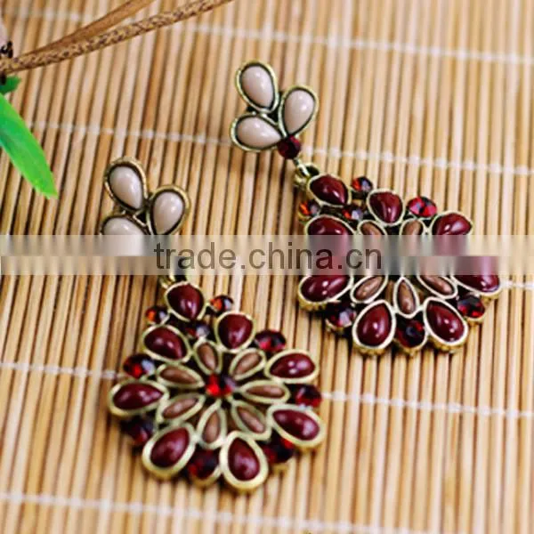custume jewelry inventory plain small dubai gold jewelry earring