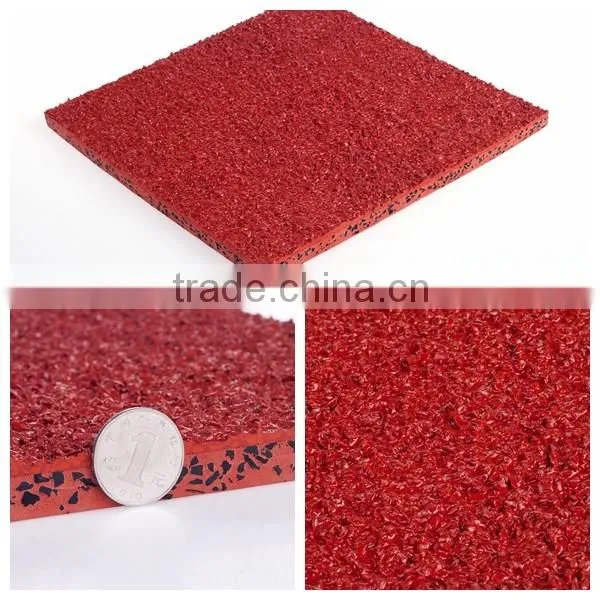 mixed type synthetic rubber running track material