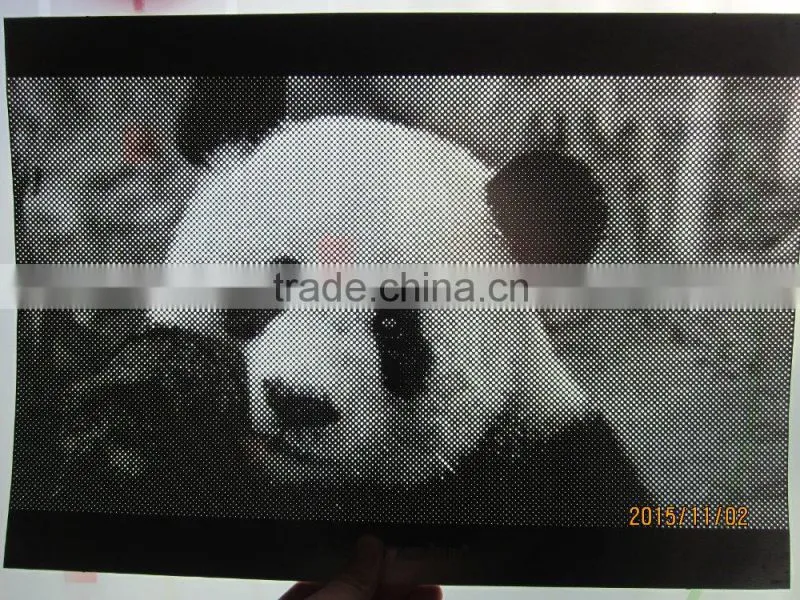 Stainless Steel Art pattern punched net as curtain wall