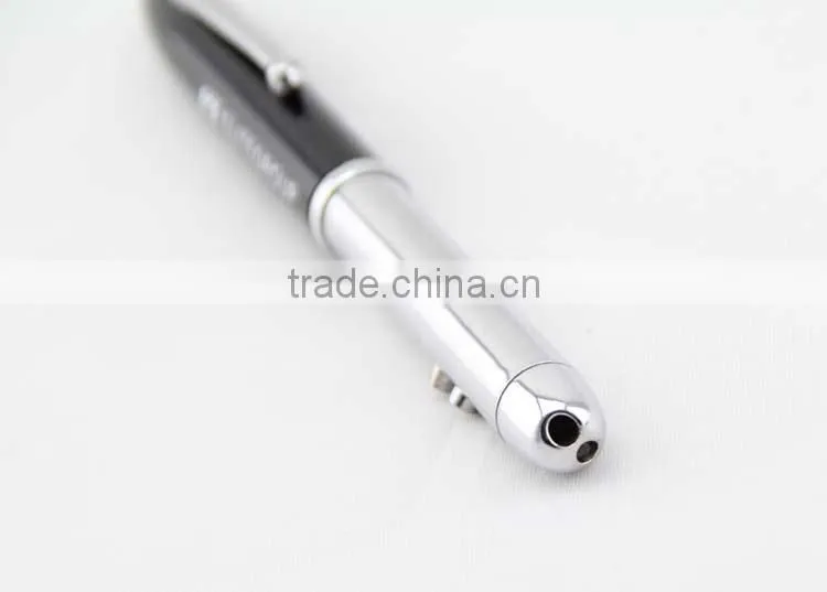 fancy design advertising metal stylus led pen