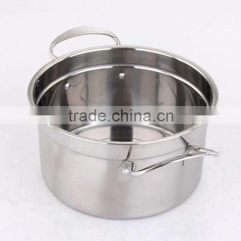 8 Pcs Stainless Steel Cookware Set
