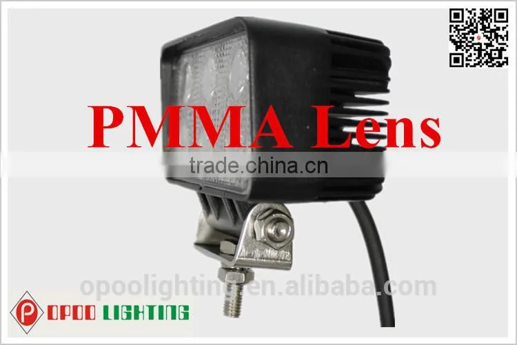 New Truck Auto Parts 18W Led Work Light,4.3" Rectangle 18W Led Work Light
