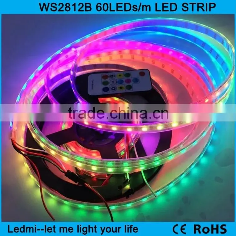Individually addressable rgb full color digital rgb ws2812b led strip