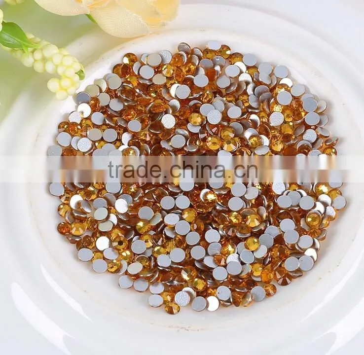 2016 good selling in stock diy flated jewelry crystal beads wholesale