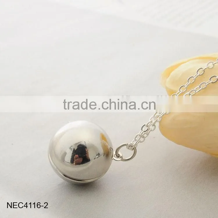 Wish Hot Sale Glass Ball Pendant Necklace Dandelion Necklace