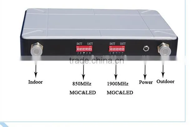 kingtone new updated Dual band 850+1800 Vehicle signal repeater car booster
