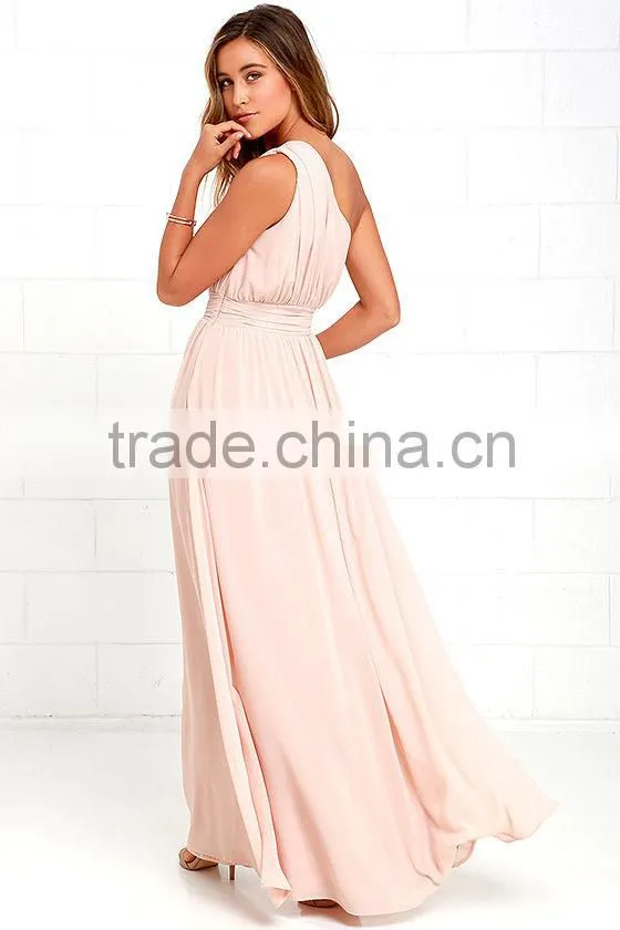 2016 womens one shoulder evening dress long maxi dress for women dress manufacturers