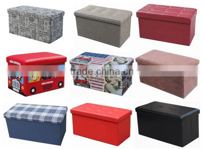 pu storage ottomans