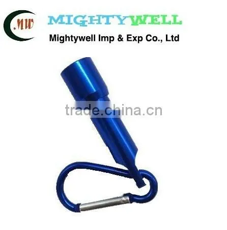 Mini-light LED aluminum alloy flashlight with keyring