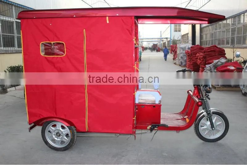 2016 new model 4 passengers electric tricycle 3 wheel auto e rickshaw