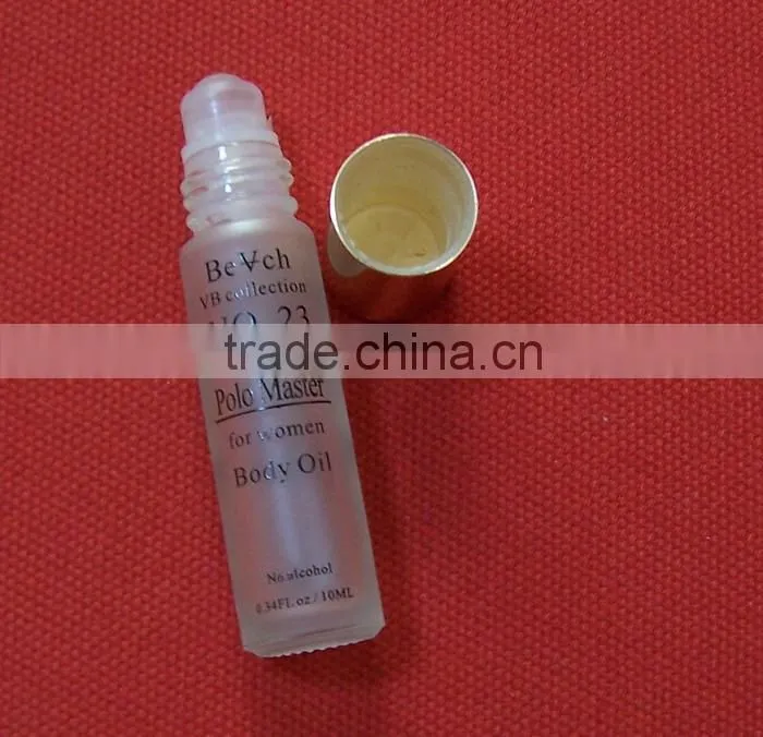 10ml 8ml frosted cylidner high temperature quality printed roll on bottle Essential oil bottles