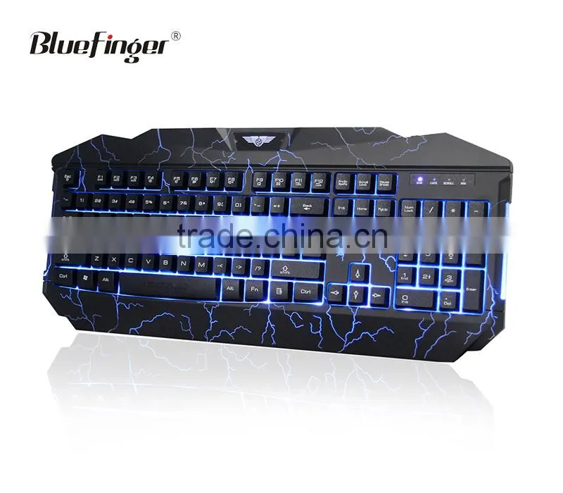 USB Wired illuminated keyboard for desktop and laptop