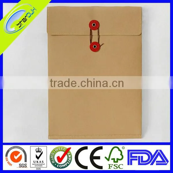 kraft string tie envelopes with window
