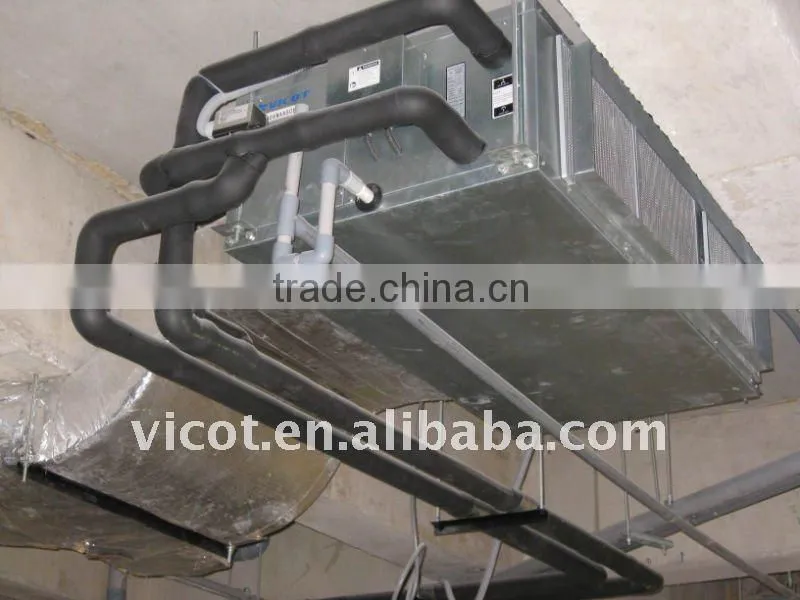Medium static water fan coil unit, 100pa