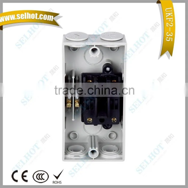 2P 35A Electric Australian weather protected isolating switch