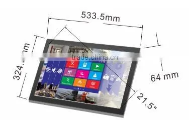 KingCCTV Newest All in one 4CH 1080P LCD DVR 21.5 Inch Touch Screen XVR