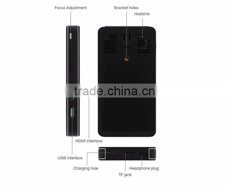 2016 Cheap DLP Digital projectors mini LED Portable mobile 3D 1920x1080 mini projector