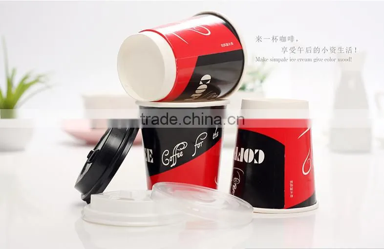double wall disposable hot drink paper cup