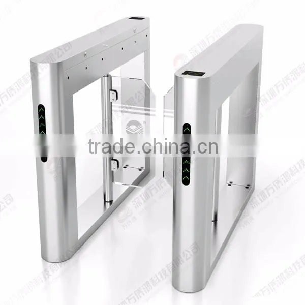 Economic Price Motorized Swing Gate Handicapped Swing Barrier with IR Sensors