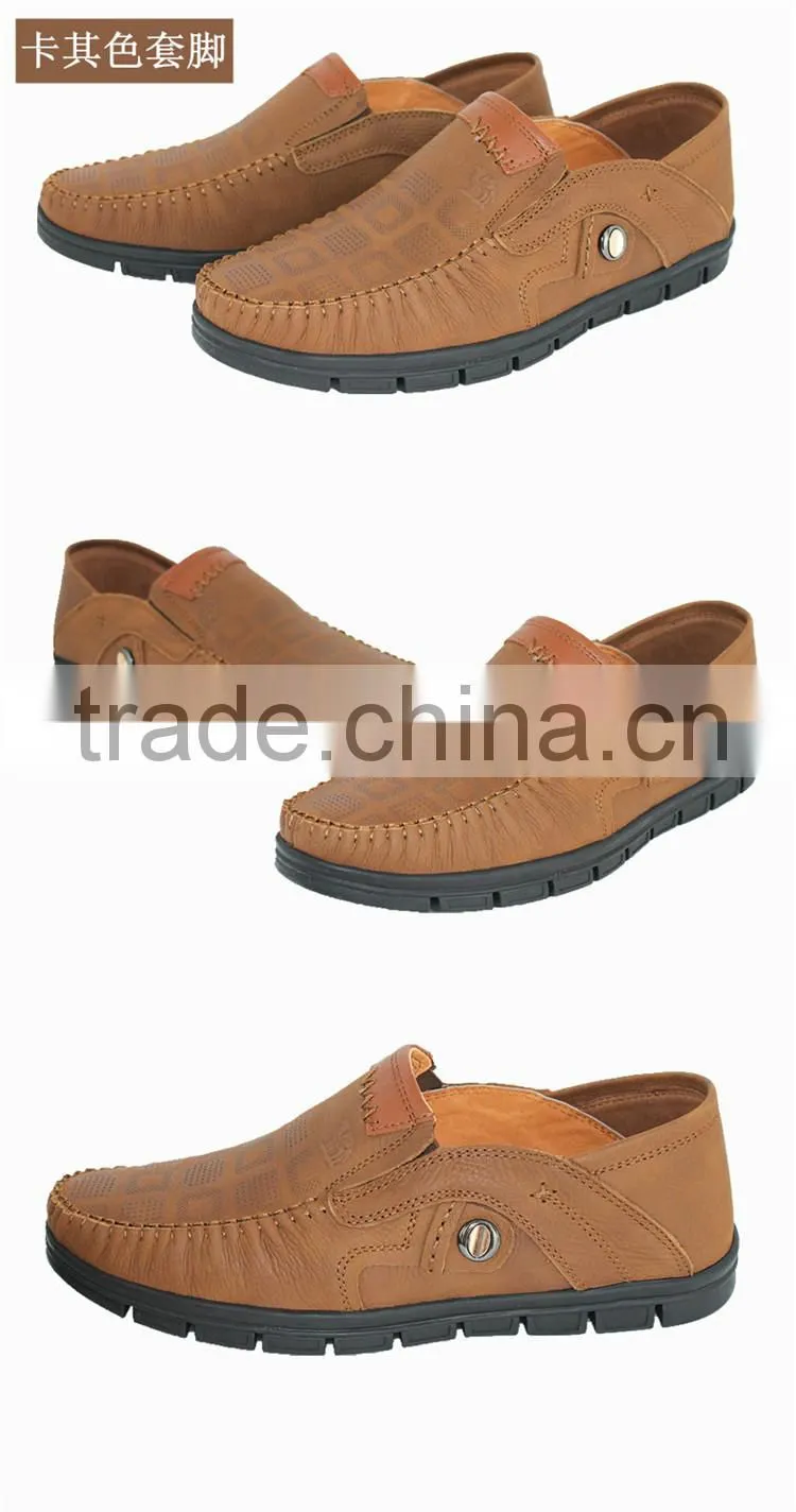 fashion casual man leather shoe