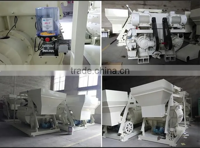 Twin-shaft 1m3 concrete mixer machine JS1000 concrete mixer