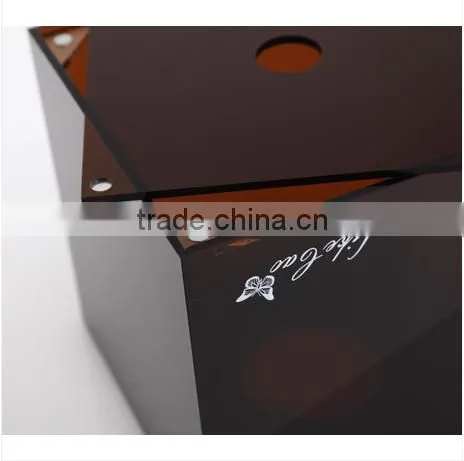Hight quality new design cheap Acrylic tissue box promotion customized