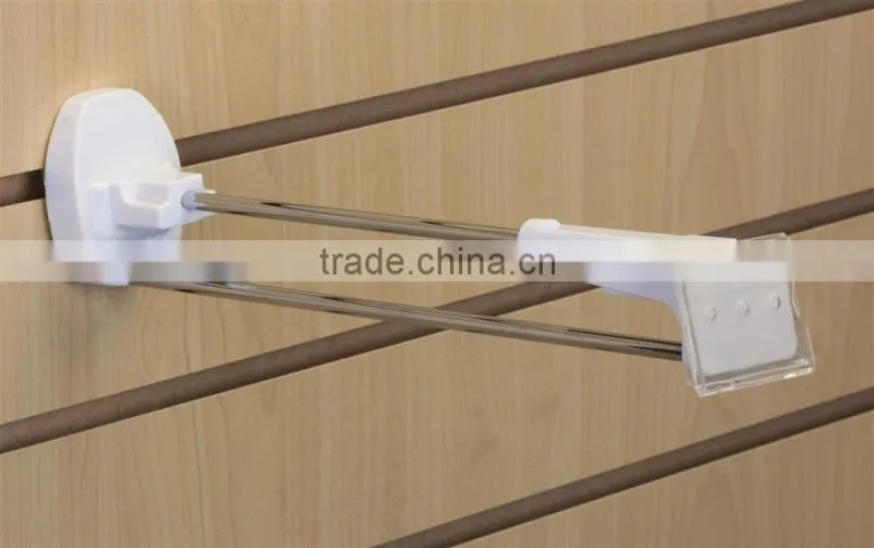 Locking Slatwall Hooks with Keys,ABS anti-theft lock
