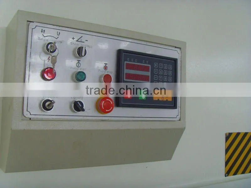 20mm thickness Hydraulic hot sale guillotine shears 6 meters length