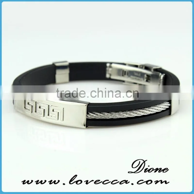 Hot selling personalized stainless steel bracelet jewelry with gold color