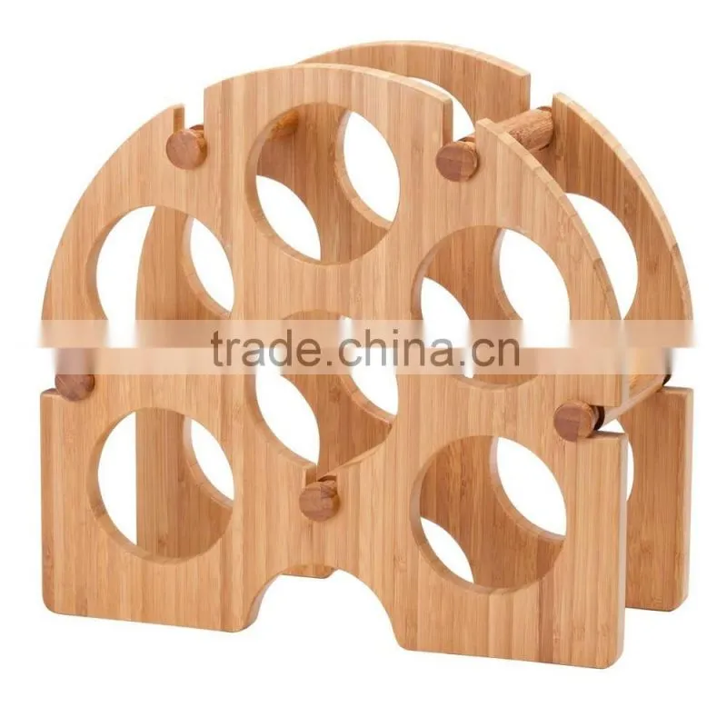 Bamboo Arch Wine Rack, 6-Bottle by Oenophilia