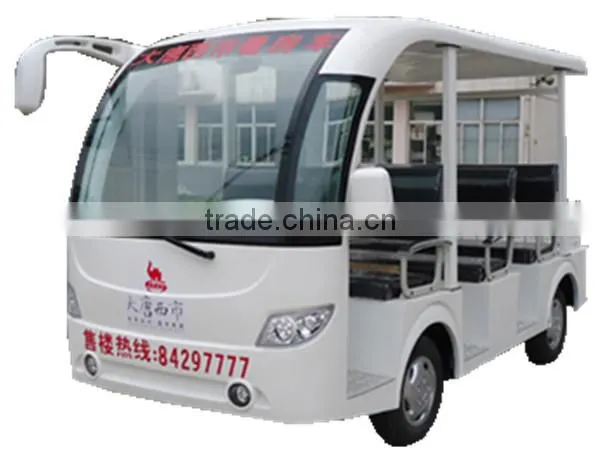 hot selling 8 seats 48v 3kw sightseeing electric car