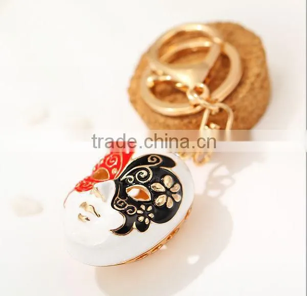 2014 Latest Alloy Mask Key Car Ornament