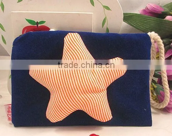 New Arrival Five-pointed Star Fabrics Woman Coin Wallet Wholesale ZTCW-0010