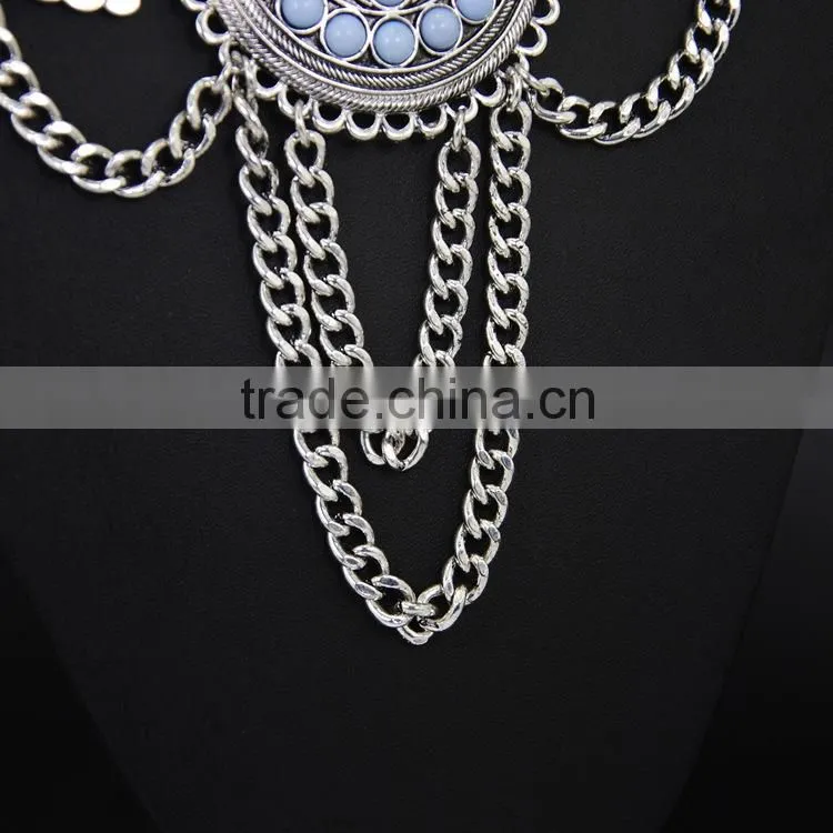 new 2015 alloy necklace ladies jewellery bijouterie