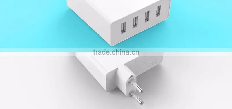 ORICO DCW-4U 4 Port smart usb wall charger for table phone with rechangeble AC plug