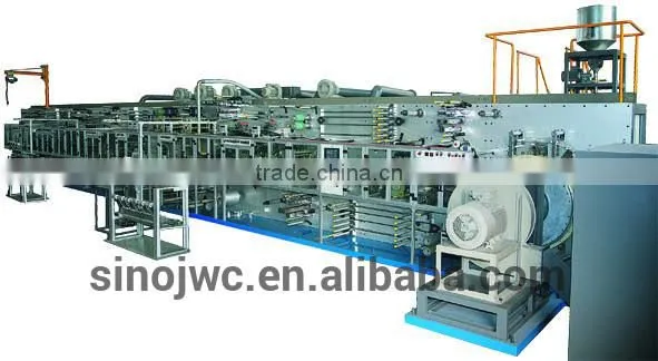 high capacity baby diaper making production line machine factory supplied
